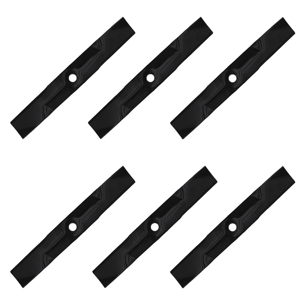 6 PACK Commercial 48" XHT mower blades to fit John DeereM127500 M127673 M145476