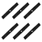 6PK Blades Fits John Deere 48" LX279 LX280 LX288 LX289 SST18 X300 X320