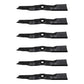 6 PACK Commercial 48" XHT mower blades to fit John DeereM127500 M127673 M145476
