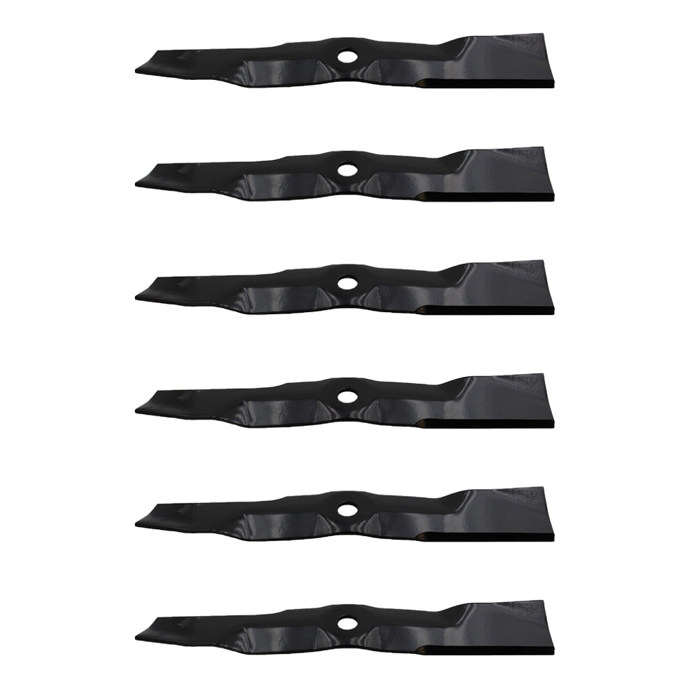 6 REPLACEMENT XHT BLADES Fits John Deere M145476 M127500- Z425 Z435 Z445 48" CUT