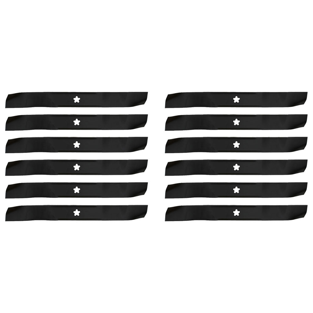 Qty 12: Mulching Lawn Mower Blade Fits MTD Replaces 742-025040-637