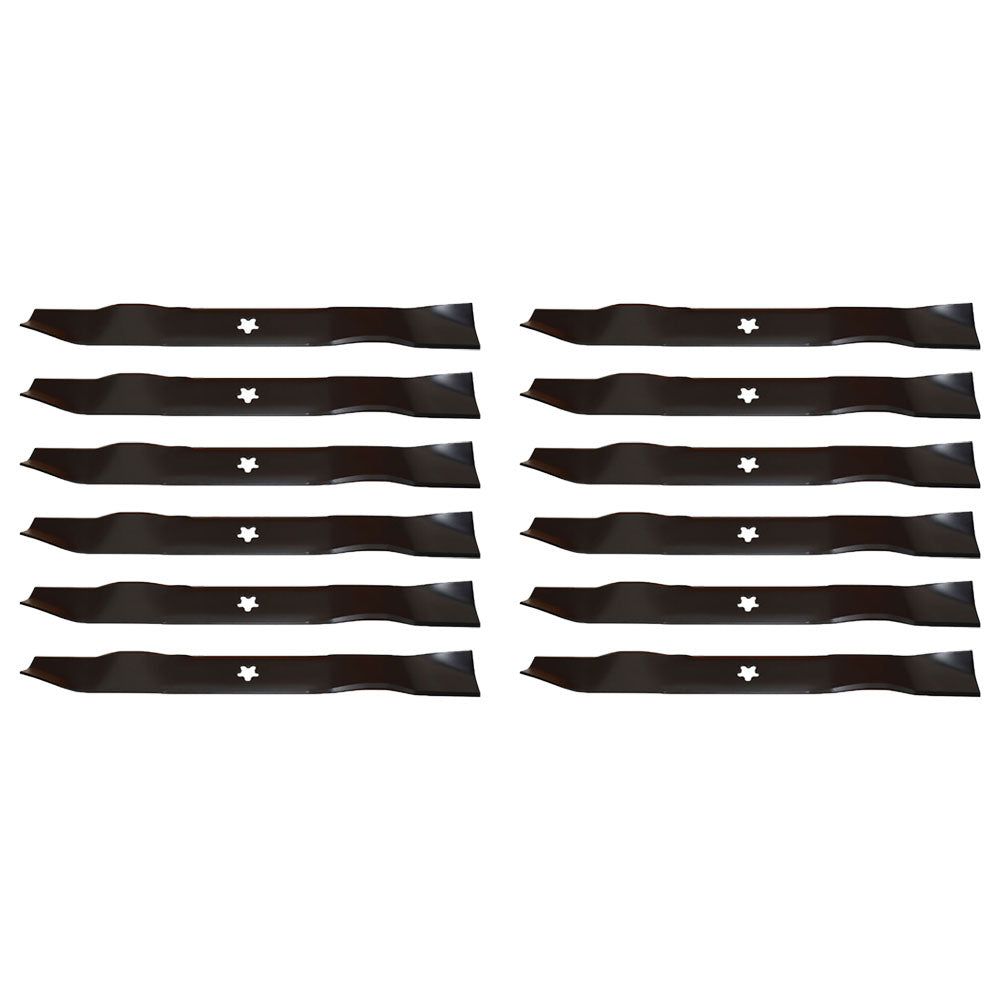 Qty 12: Mulching Lawn Mower Blade Fits MTD Replaces 742-025040-637