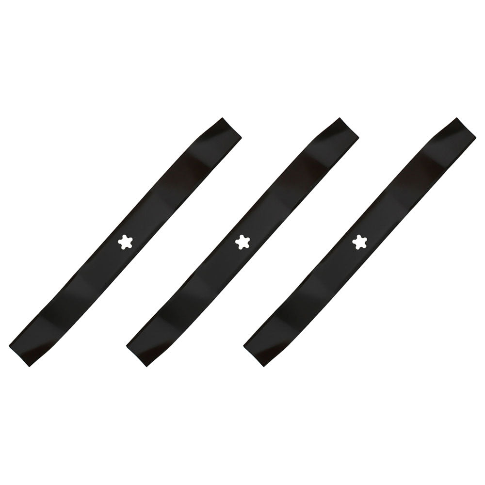 Qty 3: Mulching Lawn Mower Blade Fits MTD Replaces 742-025040-637