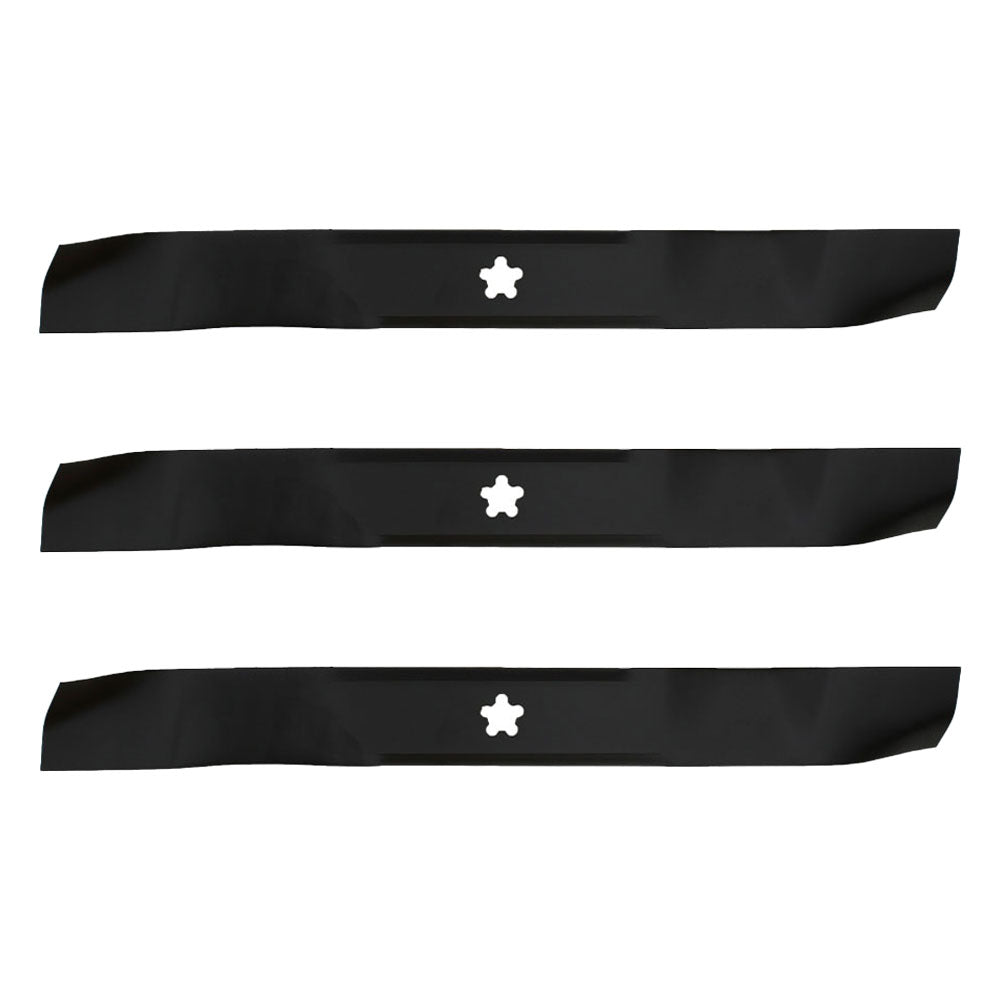 Qty 3: Mulching Lawn Mower Blade Fits Poulan Replaces 531307223