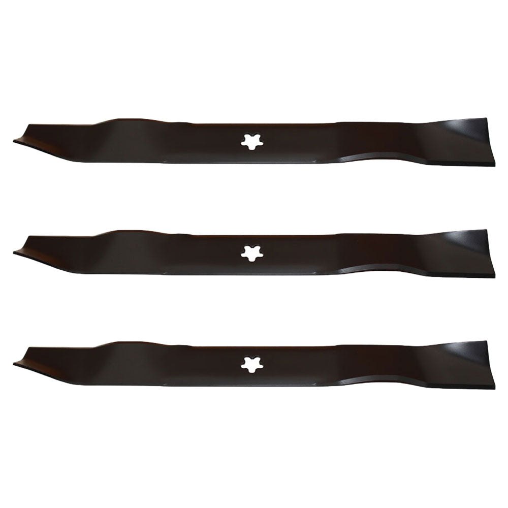 Qty 3: Mulching Lawn Mower Blade Fits MTD Replaces 742-025040-637