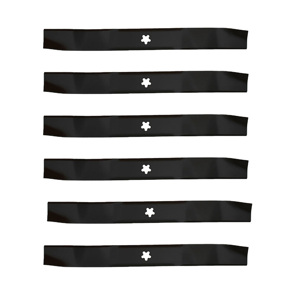 Qty 6: Mulching Lawn Mower Blade Fits MTD Replaces 742-025040-637