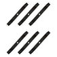Qty 6: Mulching Lawn Mower Blade Fits Poulan Replaces 531307223