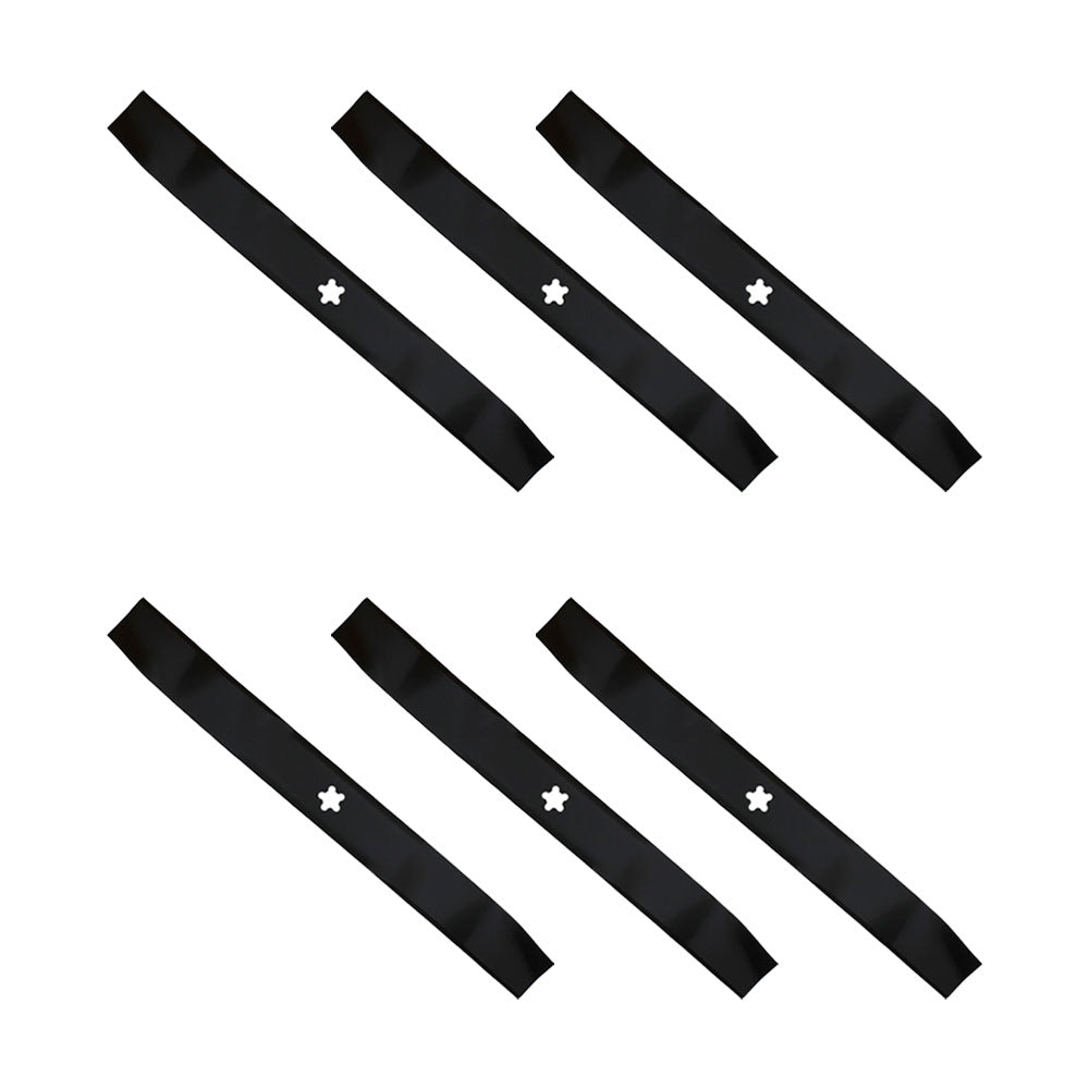 Qty 6: Mulching Lawn Mower Blade Fits MTD Replaces 742-025040-637