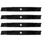 Set of (4) Medium Lift Lawn Mower Blades Fits Husqvarna HU600F HU675AWD
