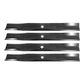Qty 4: Medium Lift Lawn Mower Blade
 Fits Craftsman Replaces 420463