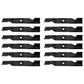 Qty 12: Mower Blades
 Fits AYP Replaces 173920