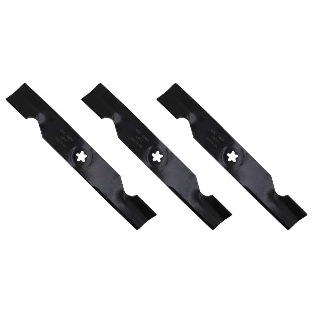 3 Blade For 48" Deck Fits Husqvarna GT48DXLS YTH2348 Fits Craftsman GT5000 D2000