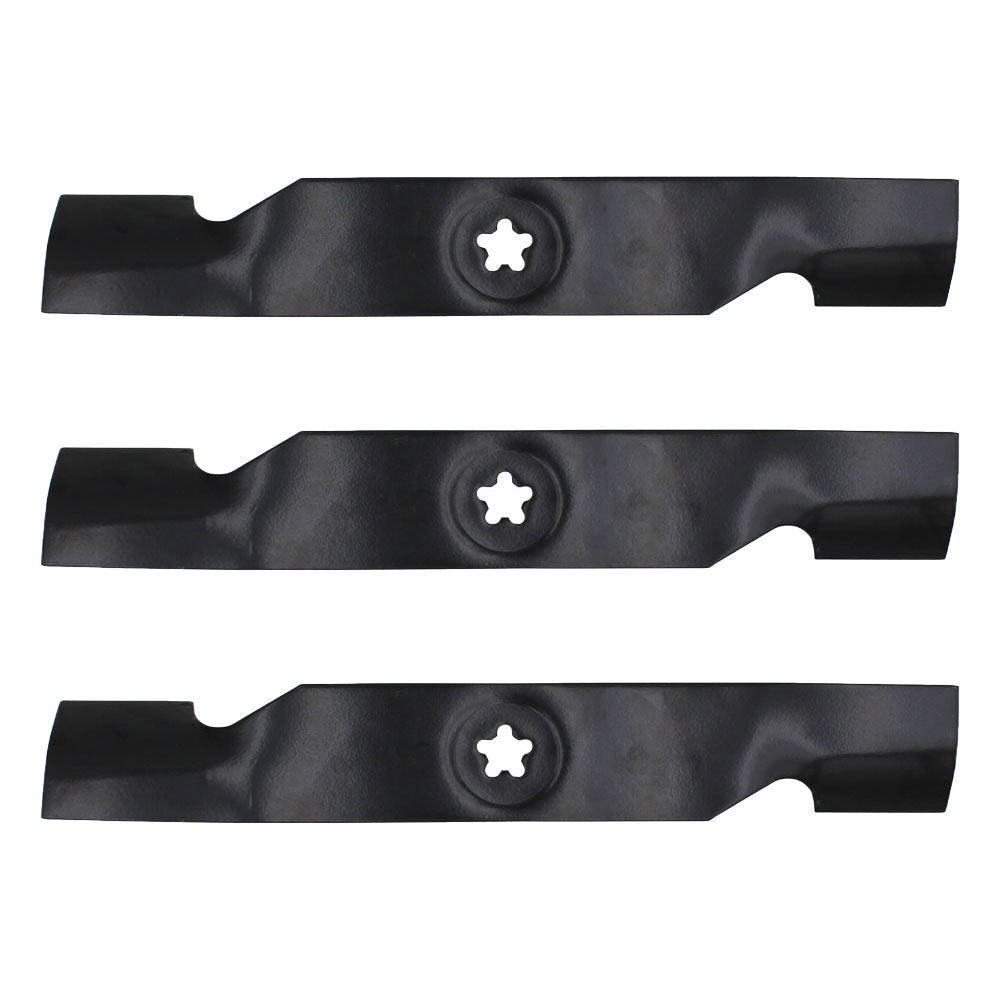 340-222 (3) Blades Fits AYP Fits Craftsman Fits Husqvarna 48" Mower Deck