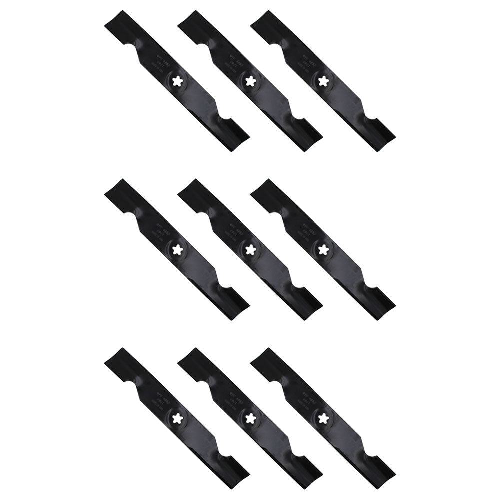 Qty 9: Mower Blades Fits Poulan Replaces 532180054