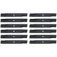 (12) Lawn Mower Blades Fits Toro Zero Turn Mowers 50" Deck SS5000 SS5060