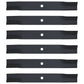 Qty. 6: Lawn Mower Blade
 Fits Exmark Replaces 110-6837-03