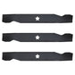 (3) Lawn Mower Blades For 50" Deck Fits AYP 137380 Fits Husqvarna Fits Poulan