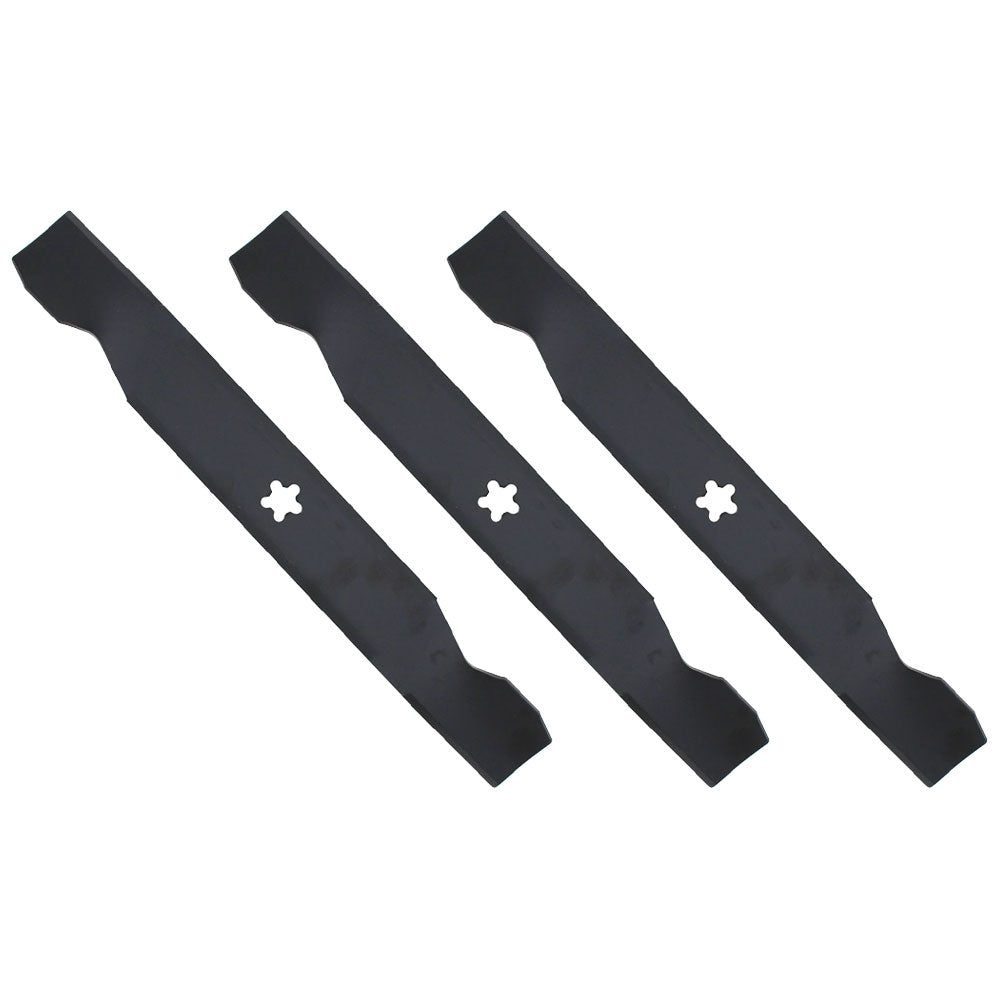3 pk Blades Fits Husqvarna 532137380 Fits AYP 137380 156468 50" Deck