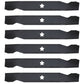 6 Lawn Mower Blades 50" Deck Fits Husqvarna Fits Craftsman 137380 5321
