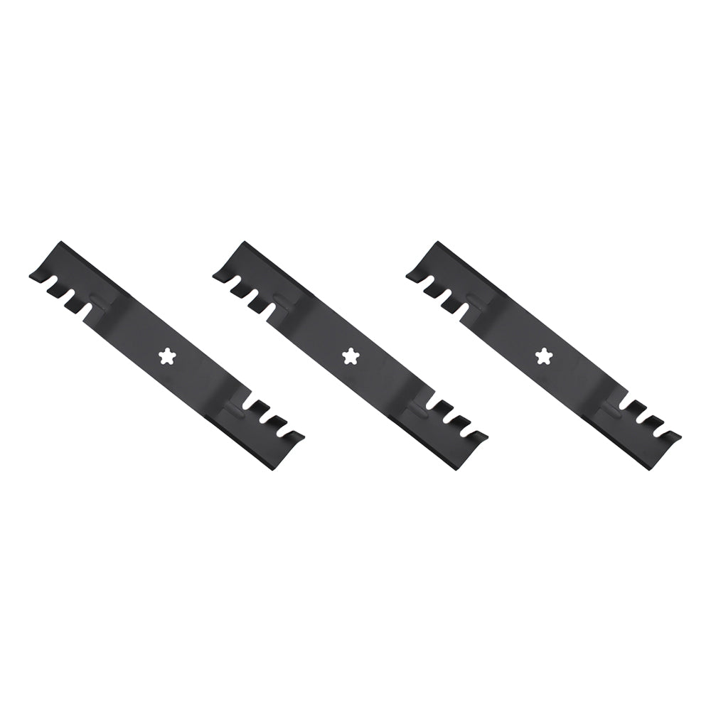3 Pack of Replacement Toothed Mulching Blades Fits Husqvarna 532 18 72-55