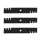 (3) Toothed Mulching Blades 532 18 72-55 Fits Husqvarna 3 Blades for a 54" Deck