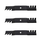 3 Pack of Replacement Toothed Mulching Blades Fits Husqvarna 532 18 72-55