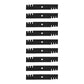Qty 9: Toothed Mulching Mower Blade
 Fits AYP Replaces 187254