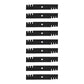 Qty 9: Toothed Mulching Mower Blade
 Fits Husqvarna Replaces 532 18 72-55