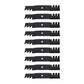 Qty 9: Toothed Mulching Mower Blade
 Fits Husqvarna Replaces 532 18 72-55