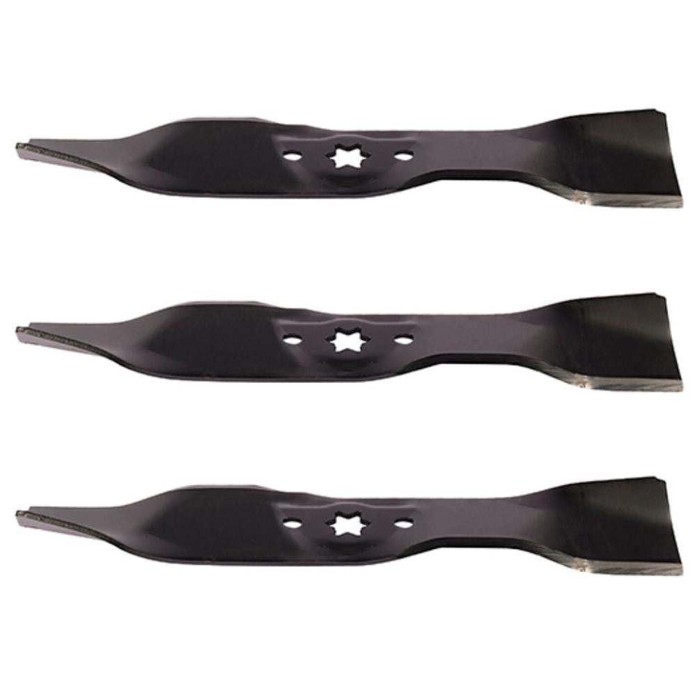 Qty 3: Mulching Mower Blade Fits Cub Cadet Replaces 742-04124