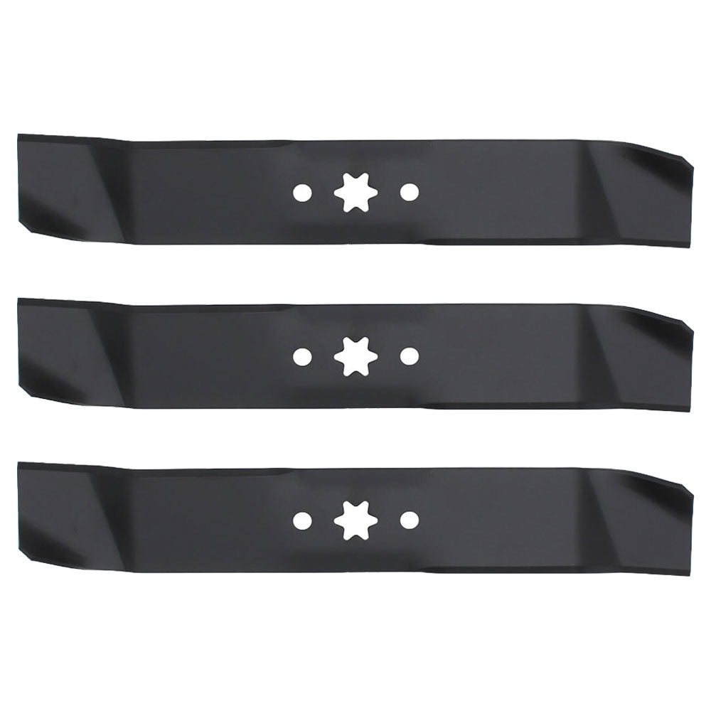 Qty 3: Mulching Mower Blade Fits Cub Cadet Replaces 742-04125