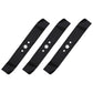 x3 Mower Mulching Blades for 46" Fits Cub Cadet fits MTD 942-0611A 742-04125