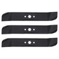 Set of 3 Blades fits MTD fits Yard Machine 46" Mower Decks 942-0611 742-0611