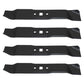 Qty 4: Mulching Mower Blade Fits Cub Cadet Replaces 742-04125