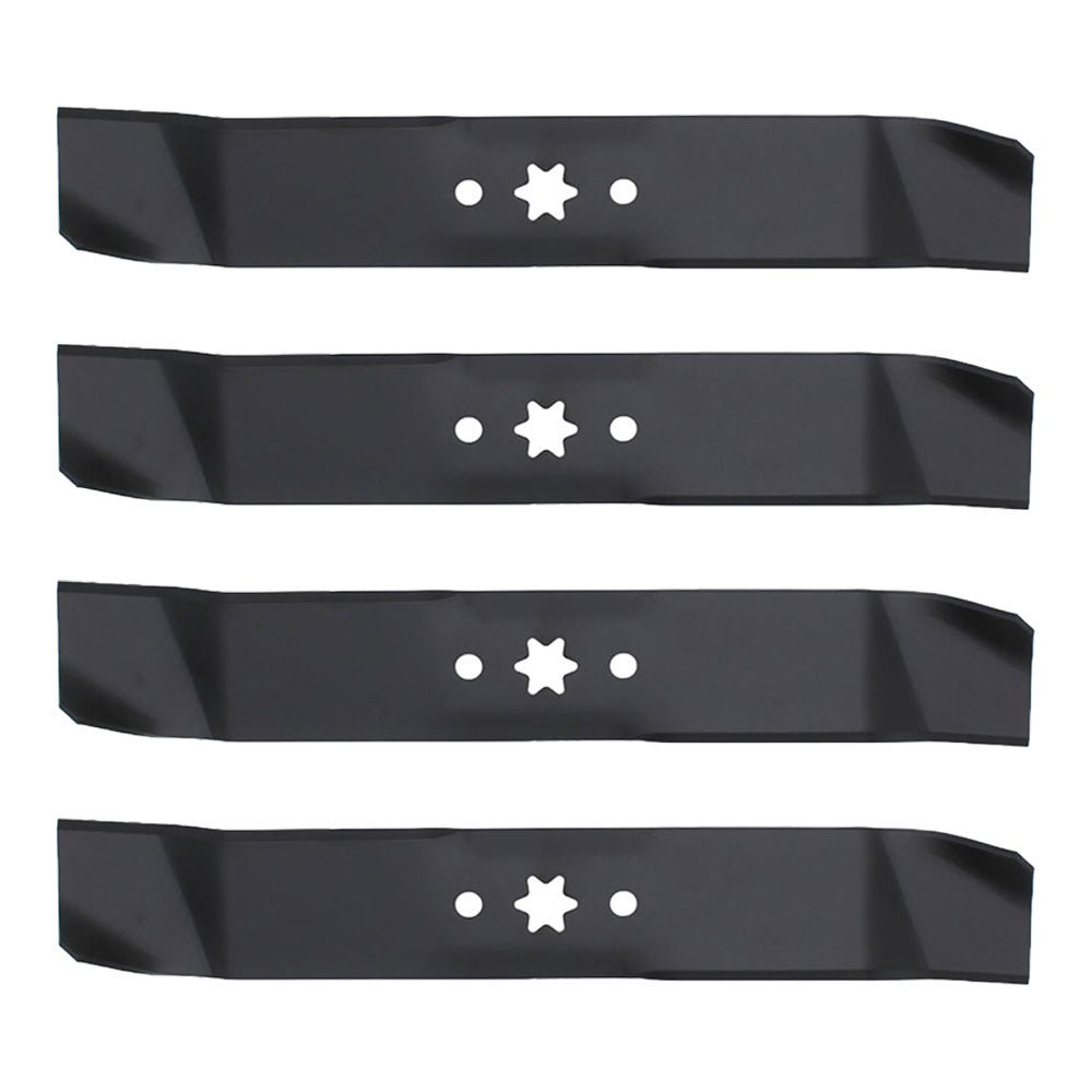 Qty 4: Mulching Mower Blade Fits Cub Cadet Replaces 742-04125
