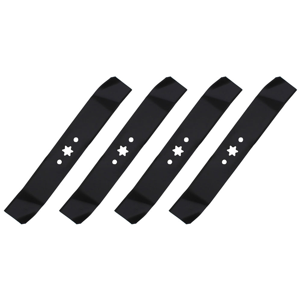 Qty 4: Mulching Mower Blade Fits MTD Replaces 742-0611