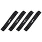 Qty 4: Mulching Mower Blade Fits Cub Cadet Replaces 742-04125