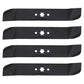 Qty 4: Mulching Mower Blade Fits Cub Cadet Replaces 742-04125