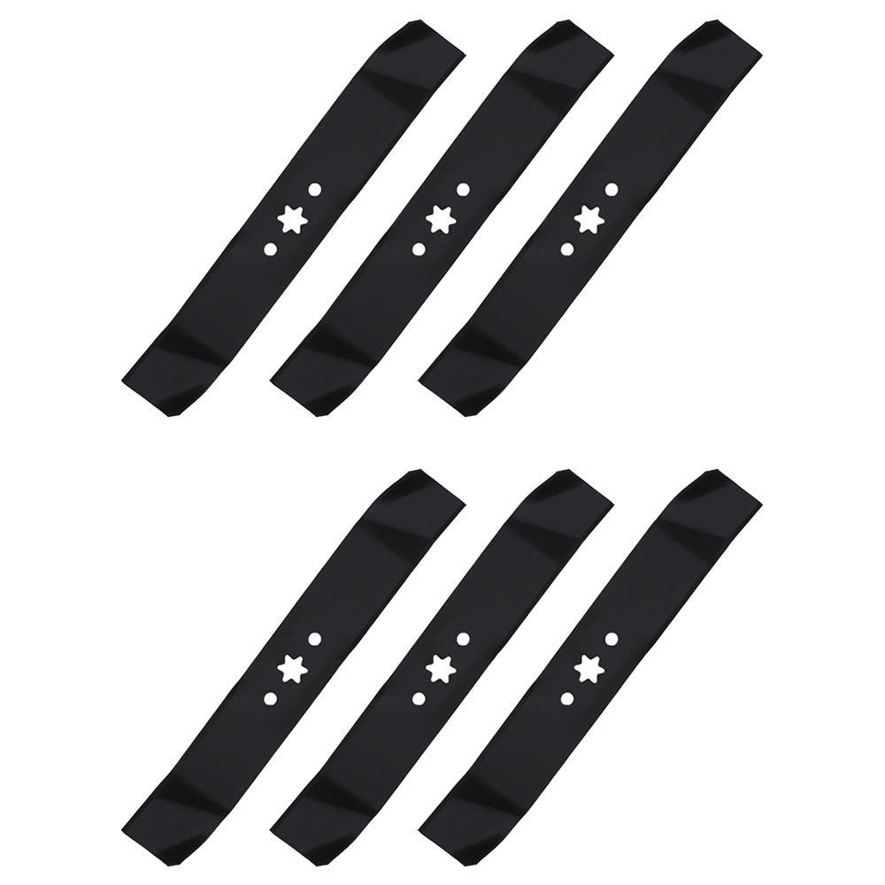 Qty 6: Mulching Mower Blade
 Fits Toro Replaces 112-0304