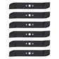 Qty 6: Mulching Mower Blade
 Fits MTD Replaces 742-0611