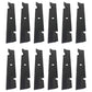 (12) High Lift Mower Blades for Bad Boy Zero Turn MZ ZT CZT Maverick Outlaw 48"