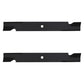 Qty 2: Notched High-Lift Mower Blade
 Fits Gravely Replaces 025124