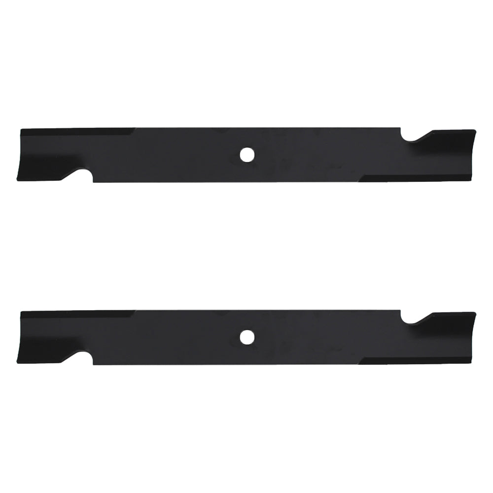 Qty 2: Notched High-Lift Mower Blade
 Fits Hustler Replaces 794685