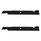 Qty 2: Notched High-Lift Mower Blade
 Fits Bad Boy Replaces 038-2007-00