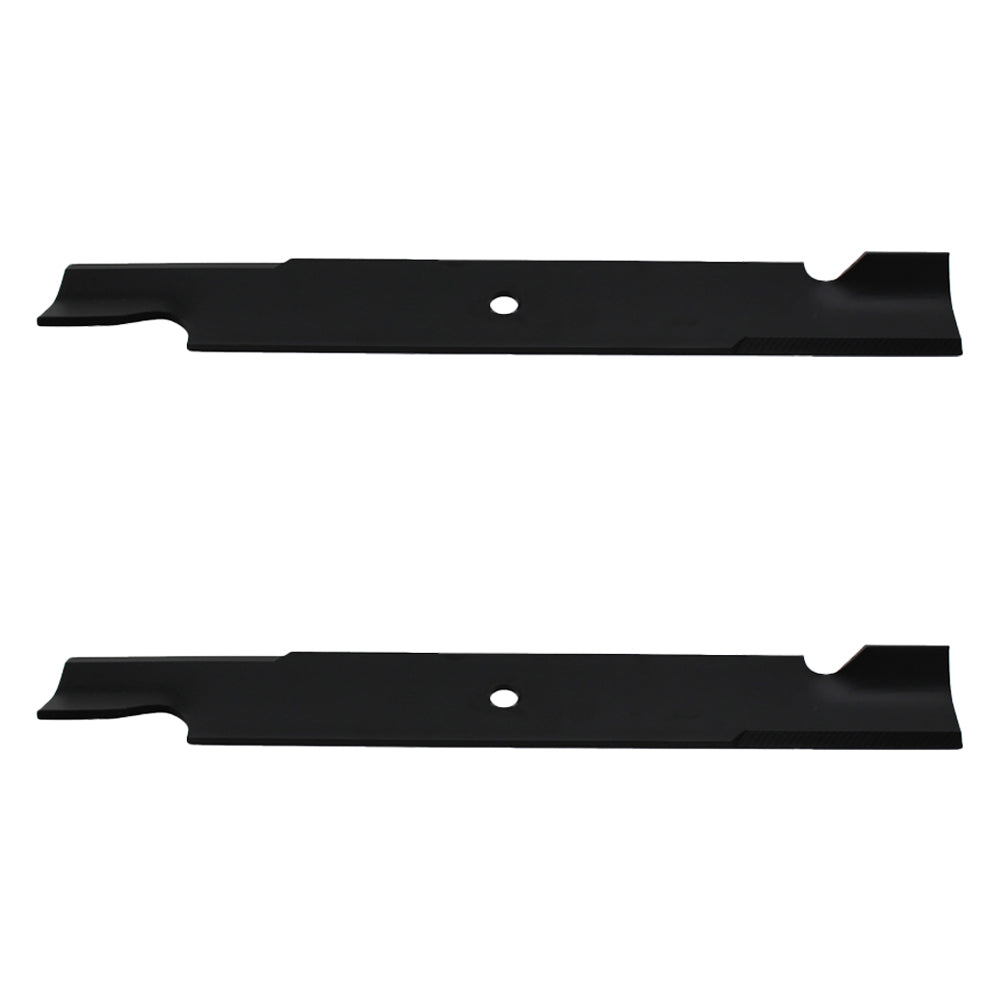 Qty 2: Notched High-Lift Mower Blade
 Fits Hustler Replaces 794685
