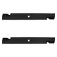 Qty 2: Notched High-Lift Mower Blade
 Fits Bad Boy Replaces 038-2007-00