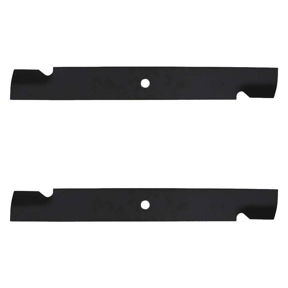 Qty 2: Notched High-Lift Mower Blade
 Fits Hustler Replaces 794685