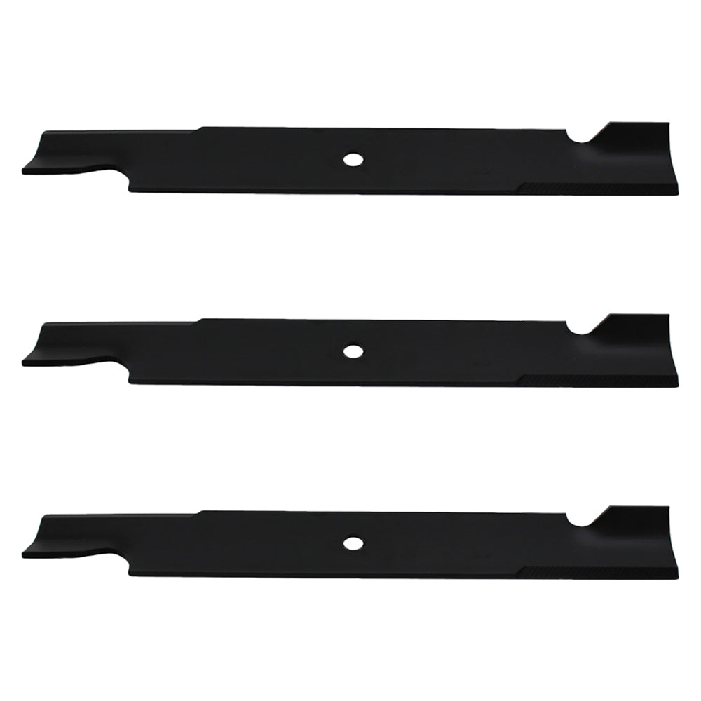 Qty 3: Notched High-Lift Mower Blade
 Fits Gravely Replaces 025124