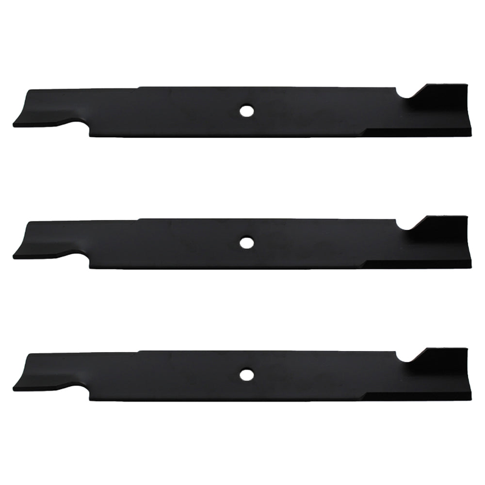 Qty 3: Notched High-Lift Mower Blade
 Fits Bunton Replaces PL7441