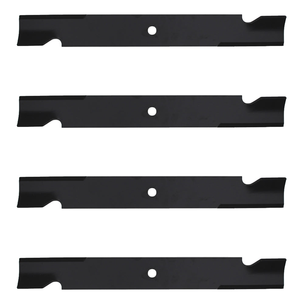 Qty 4: Notched High-Lift Mower Blade Fits Toro Replaces 105-7718